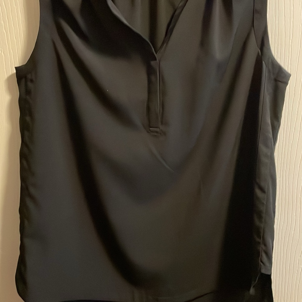 Black Sleeveless Blouse